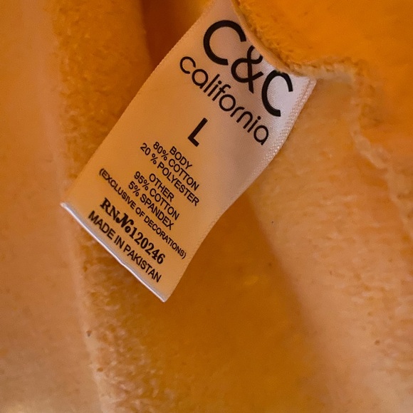 C&C California Vibrant Orange Jacket - Picture 3 of 7